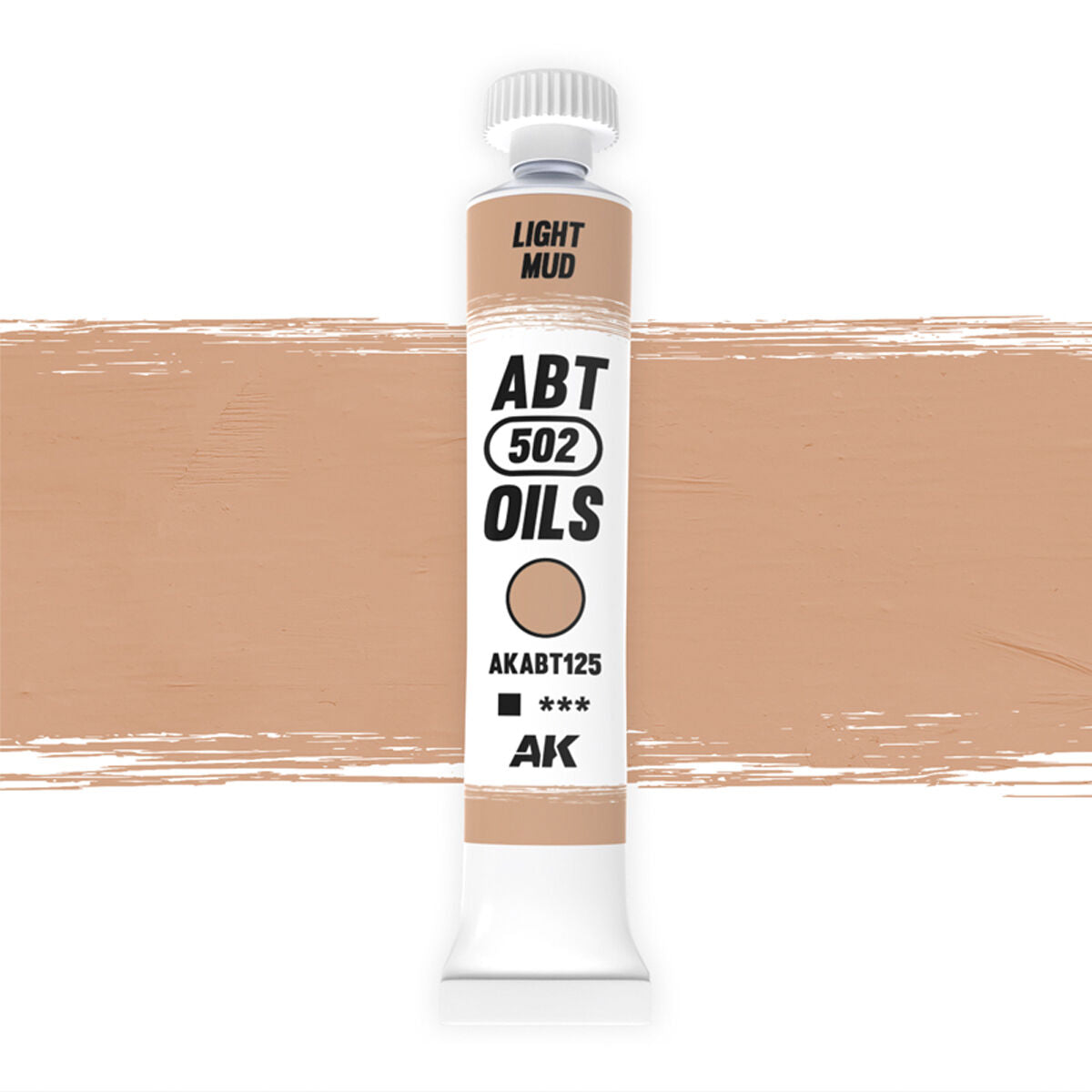 AK Interactive ABT 502: Light Mud 20ml Oil Paint AK Interactive