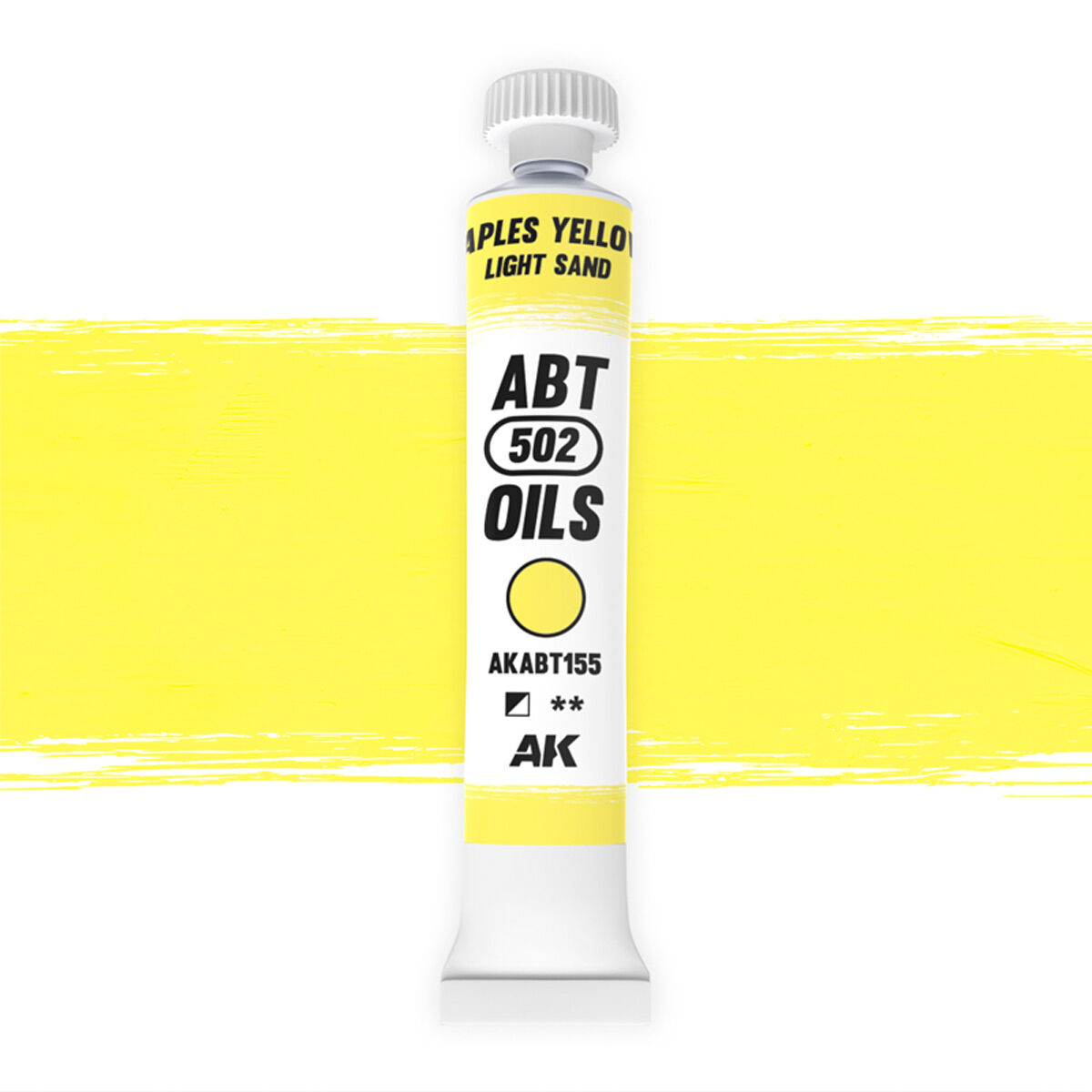 AK Interactive ABT 502: Naples Yellow / Light Sand 20ml Oil Paint AK Interactive