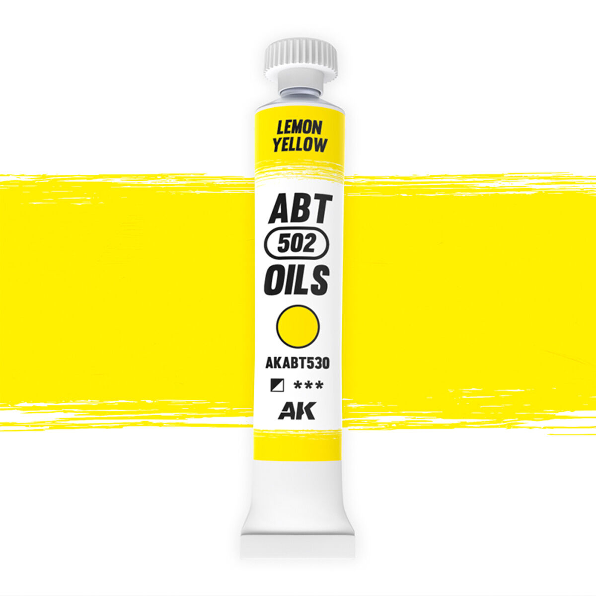 AK Interactive ABT 502: Lemon Yellow 20ml Oil Paint AK Interactive
