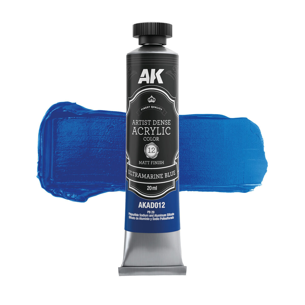 AK Interactive Artist Dense Acrylic Ultramarine Blue 20ml AK Interactive