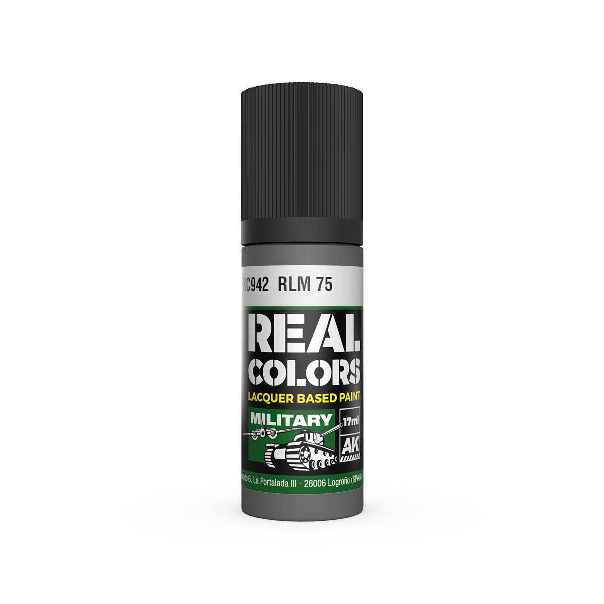 AK Interactive Real Colors: RLM 75 - 17ml Lacquer Paint AK Interactive
