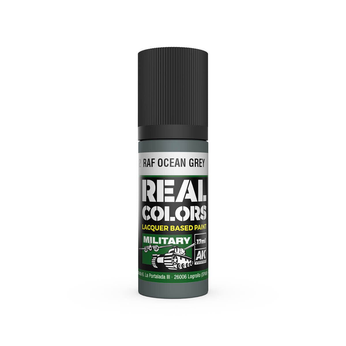AK Interactive Real Colors: RAF Ocean Grey - 17ml Lacquer Paint AK Interactive