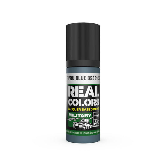 AK Interactive Real Colors: RAF PRU Blue BS381C/636 - 17ml Lacquer Paint AK Interactive