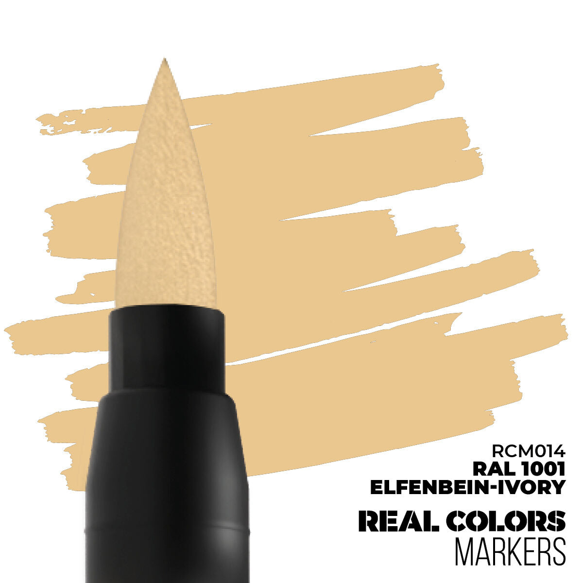 AK Interactive Real Colors Markers: RAL 1001 Elfenbein-Ivory - Acrylic Paint Marker AK Interactive