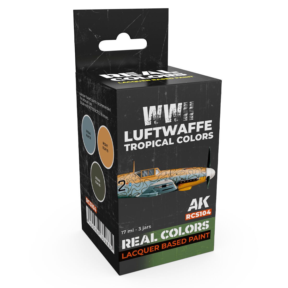 AK Interactive Real Colors Set: WWII Luftwaffe Tropical Colours AK Interactive