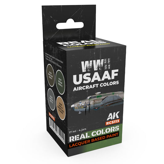 AK Interactive Real Colors Set: WWII USAAF Aircraft Colours AK Interactive
