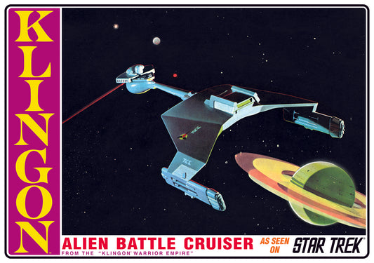 AMT 1/650 Star Trek: The Original Series Klingon Battle Cruiser Plastic Model Kit