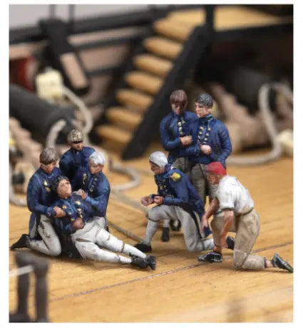 Artesania Latina Set of 19 Metal Figures for Ships British Royal Navy Artesania Latina
