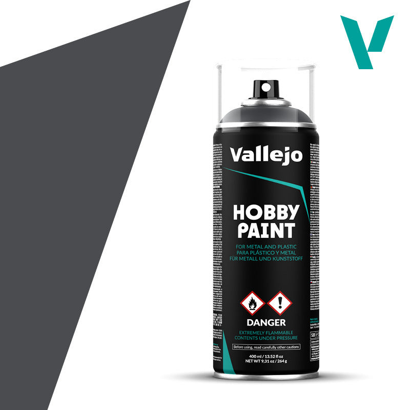 Vallejo Aerosol Panzer Grey 400ml Hobby Spray Paint Vallejo