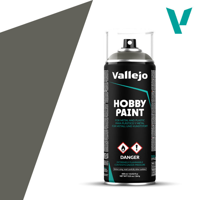 Vallejo Aerosol German Field Grey 400ml Hobby Spray Paint Vallejo
