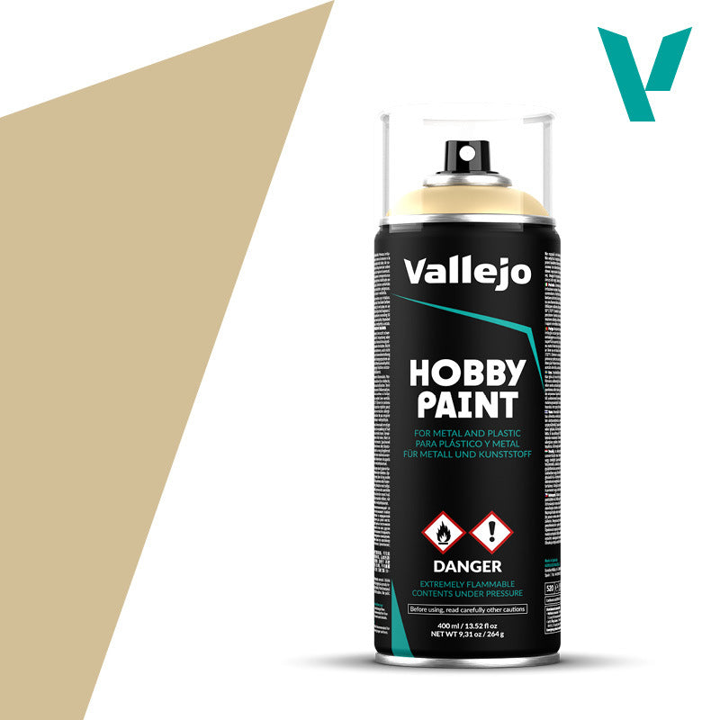 Vallejo Aerosol Bonewhite 400ml Hobby Spray Paint Vallejo