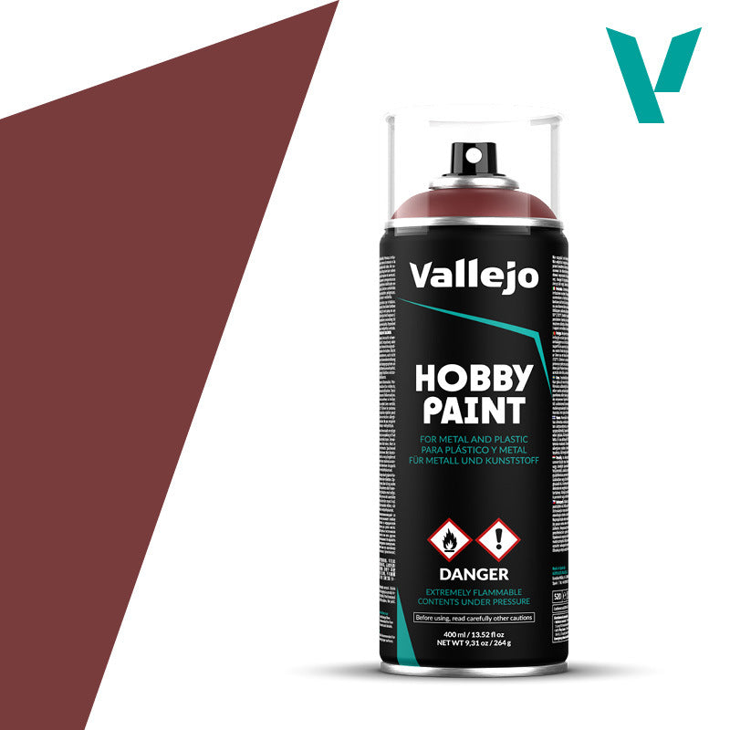 Vallejo Aerosol Gory Red 400ml Hobby Spray Paint Vallejo