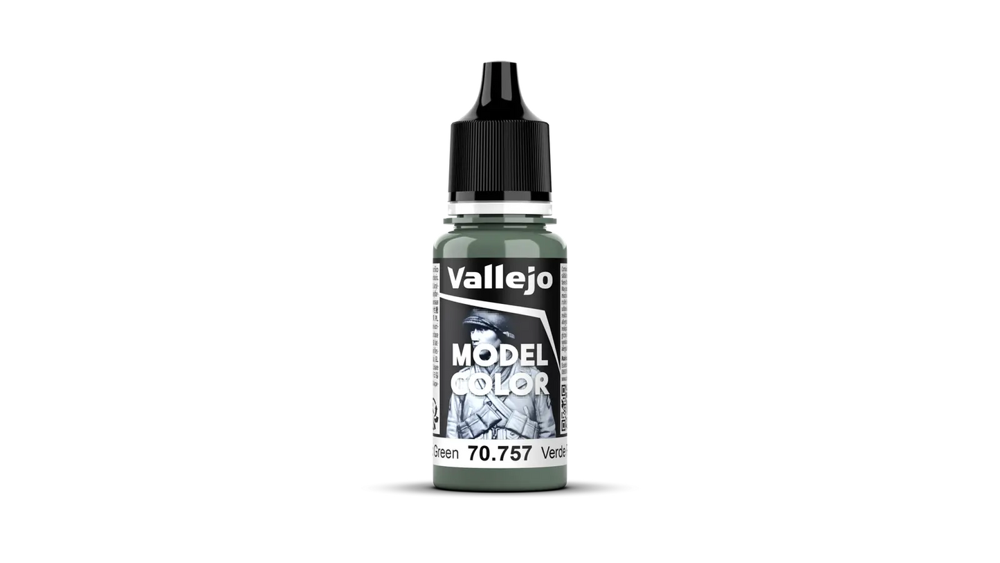 Vallejo Model Color: #081 - Pacific Green - 18 ml Matt Acrylic Paint Vallejo