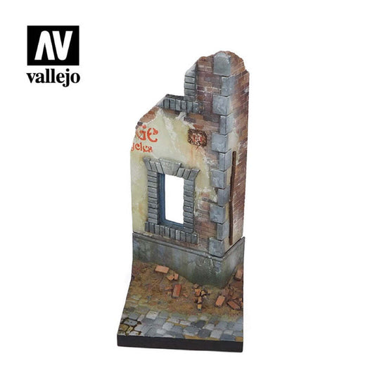Vallejo Scenics Ruined Street Corner (7 x 7 cm)