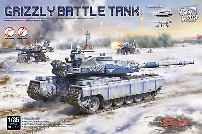 Border Model 1/35 Grizzly Battle Tank Plastic Model Kit Border Model