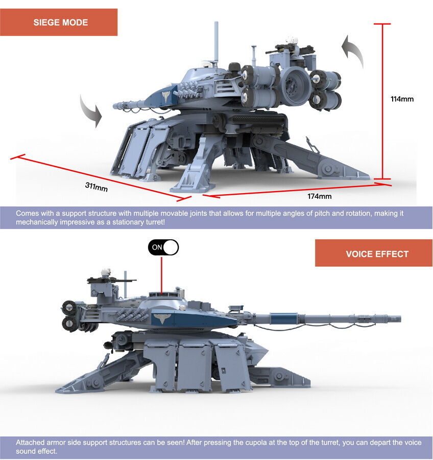 Border Model 1/35 Grizzly Battle Tank Plastic Model Kit Border Model