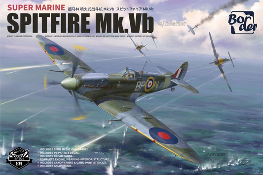Border Model 1/35 Supermarine Spitfire Mk.Vb Plastic Model Kit Border Model