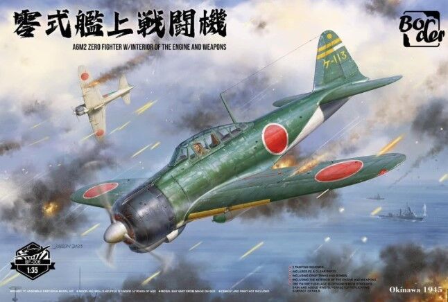 Border Model 1/35 A6M2 Zero Fighter Plastic Model Kit Border Model
