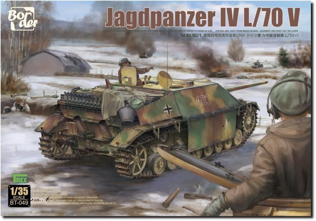 Border Model 1/35 Jagdpanzer IV L/70 V Sd.Kfz.162/1 Plastic Model Kit