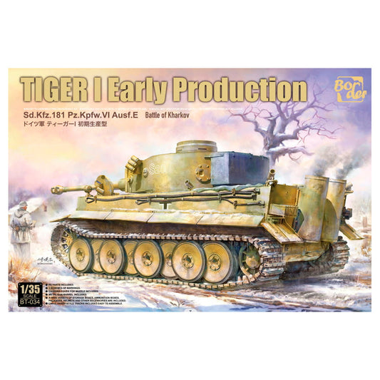 Border Model 1/35 Tiger I Early Production Battle Of Kharkov Plastic Model Kit Border Model