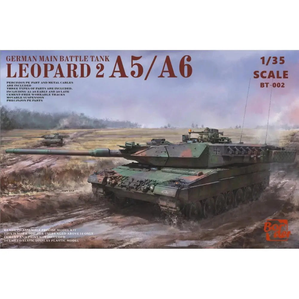 Border Model 1/35 Leopard 2 A5/A6 Plastic Model Kit Border Model