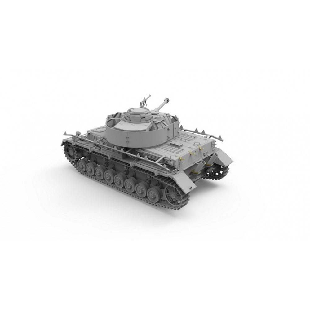 Border Model 1/35 Pz.Kpfw.IV Ausf. J Early/Mid & Railway Flatbed Ommr Plastic Model Kit Border Model