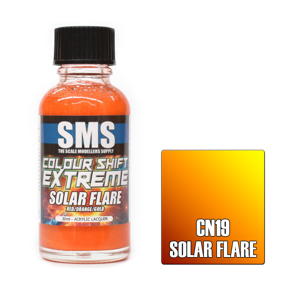 SMS Colour Shift Extreme SOLAR FLARE (RED/ORANGE/GOLD) 30ml The Scale Modellers Supply