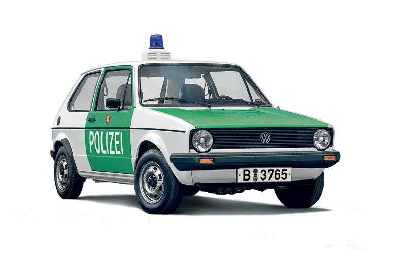Italeri 1:24 VW Golf Polizei Plastic Model Kit Italeri