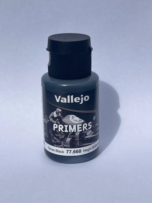 Vallejo Gloss Black Primer 32ml Vallejo