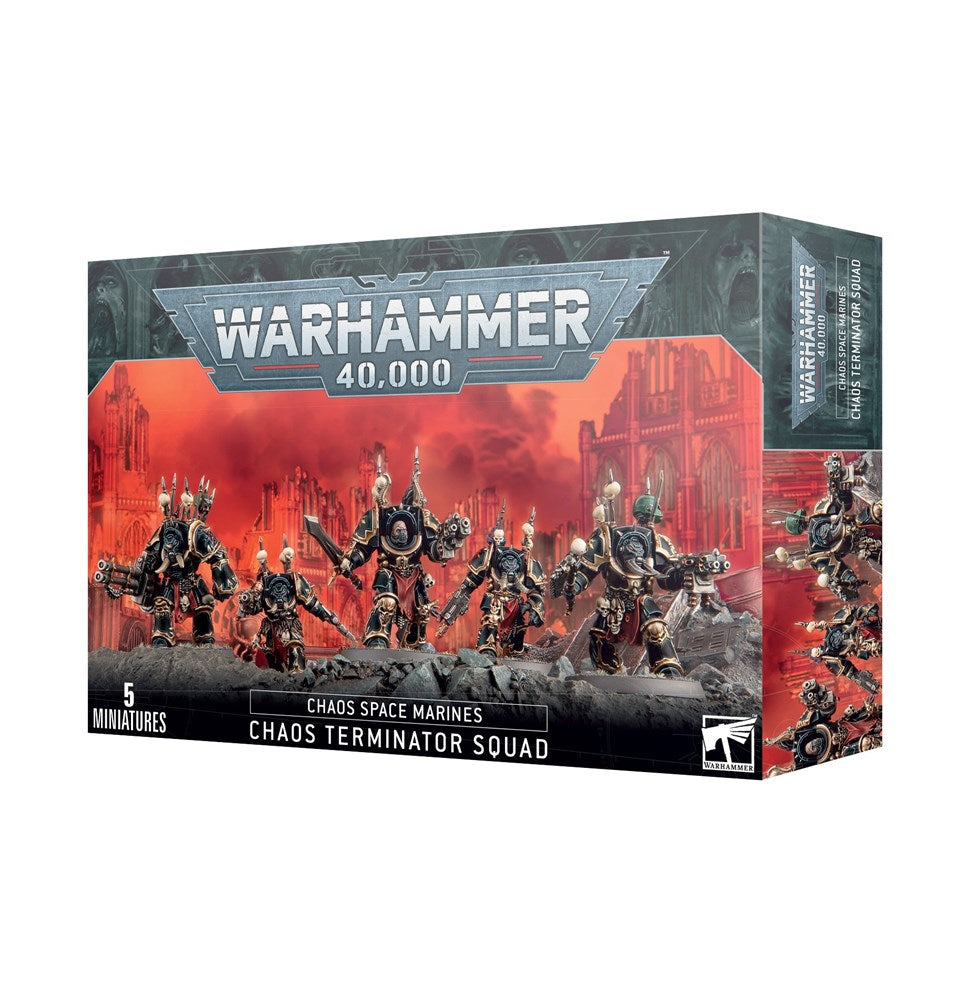 Warhammer 40000: Chaos Space Marines Chaos Terminator Squad Games Workshop