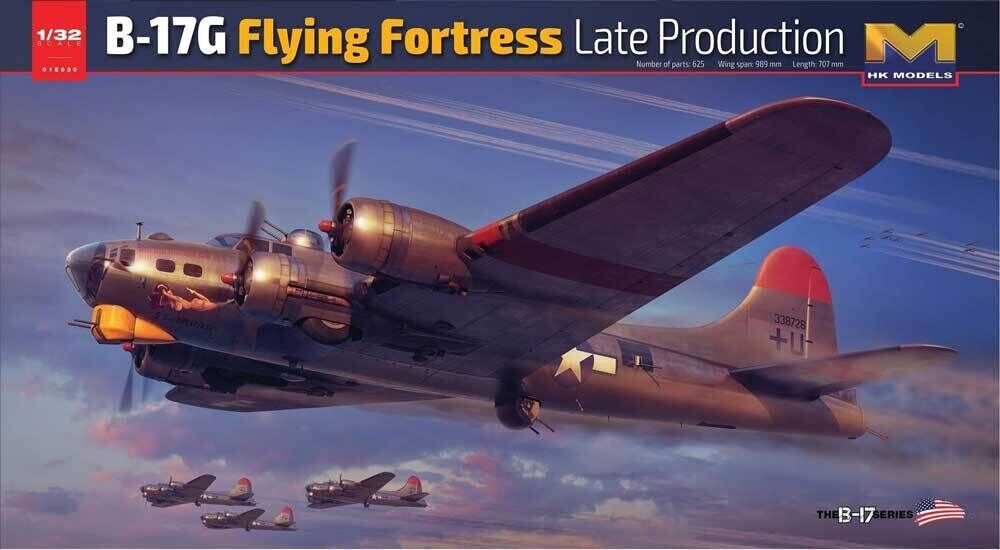 Hong Kong Models 1/32 B-17G Flying Fortress Late Version Plastic Model Kit HKM