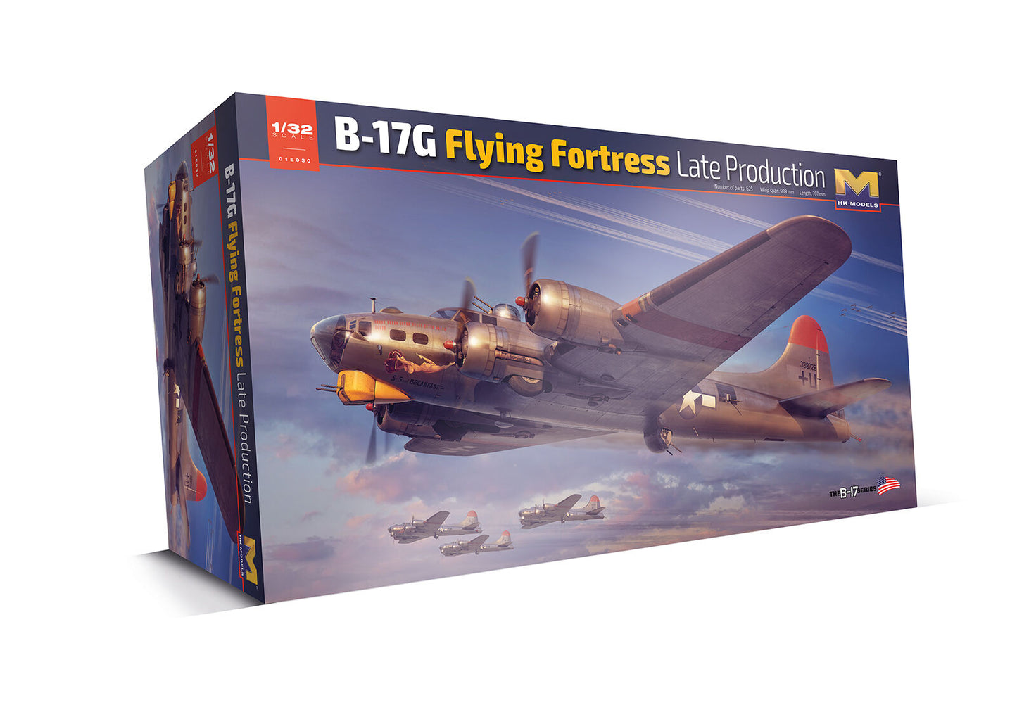 Hong Kong Models 1/32 B-17G Flying Fortress Late Version Plastic Model Kit HKM