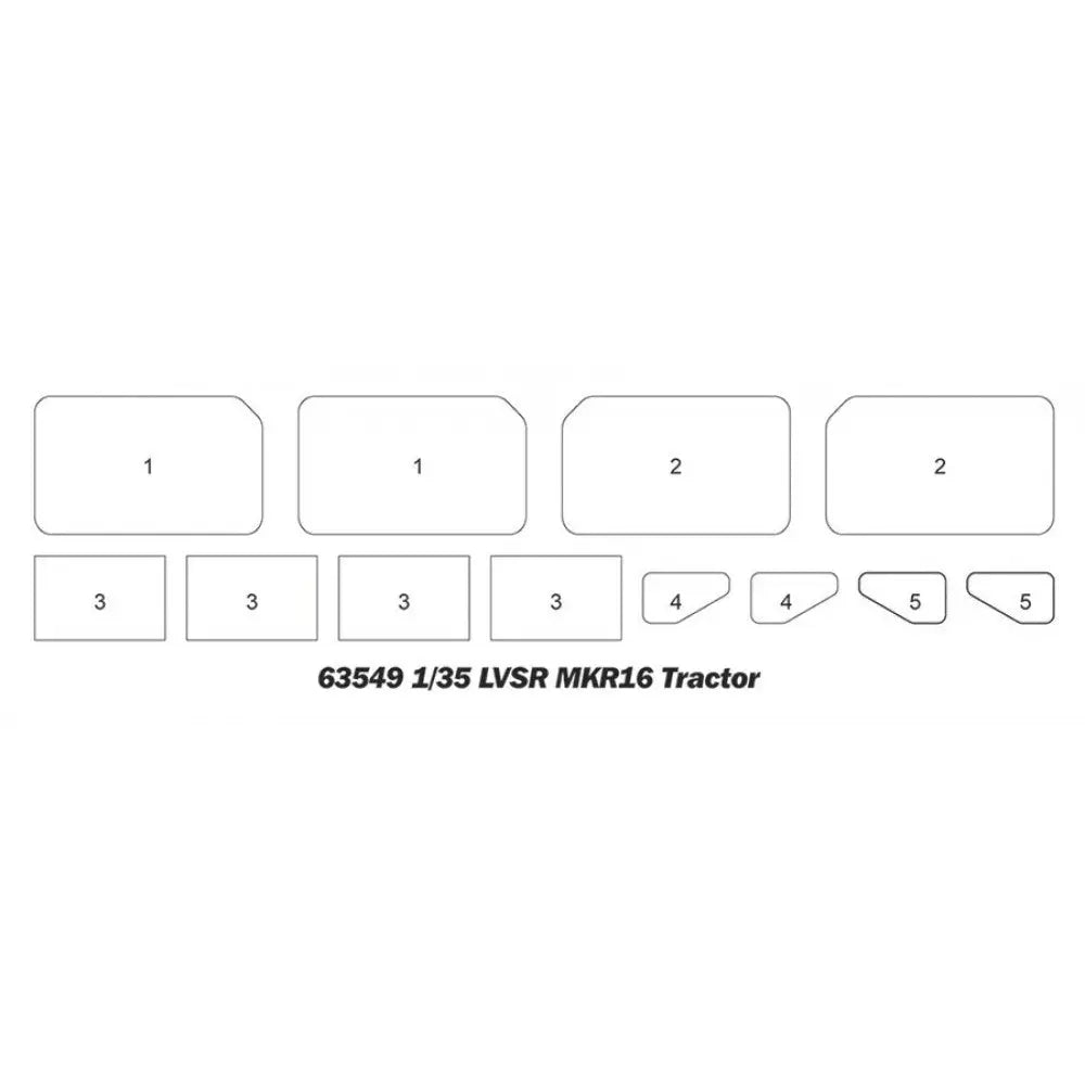 I Love Kit 1/35 LVSR MKR18 Cargo with 20ft Container Plastic Model Kit I Love Kit