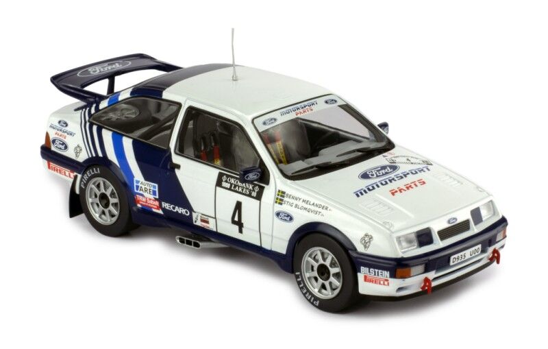 IXO Models 1/24 Ford Sierra RS Cosworth #4 S.Blomquist - B.Melander  Rally 1000 Lakes 1988 IXO Models