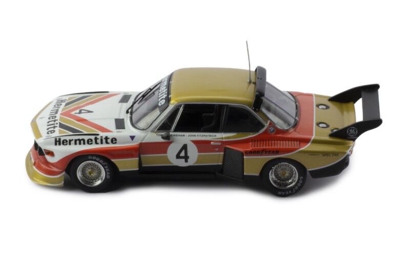 IXO Models 1/43 BMW 3.5 CSL GR.5# 4 J.Fitzpatrick - T.Walkinshaw 6H Silverstone 1976