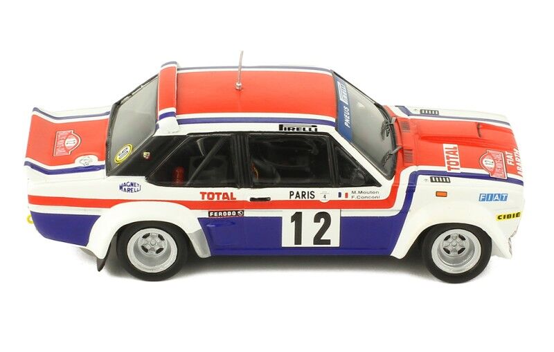 IXO Models 1/43 Fiat 131 Abarth #12 M.Mouton-F.Conconi Rally Monte-Carlo 1979
