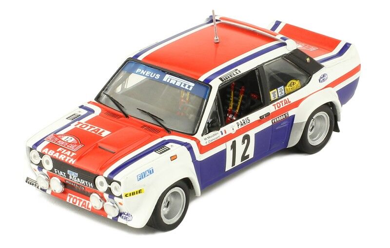 IXO Models 1/43 Fiat 131 Abarth #12 M.Mouton-F.Conconi Rally Monte-Carlo 1979