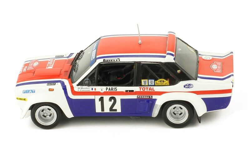 IXO Models 1/43 Fiat 131 Abarth #12 M.Mouton-F.Conconi Rally Monte-Carlo 1979