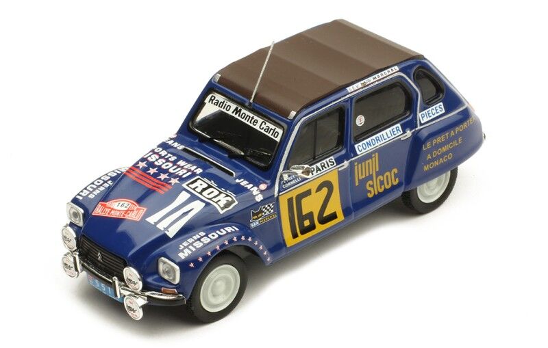 IXO Models 1/43 Citroen Dyane #162 Peyret-Comelli Rally Monte Carlo 1978