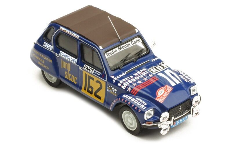 IXO Models 1/43 Citroen Dyane #162 Peyret-Comelli Rally Monte Carlo 1978