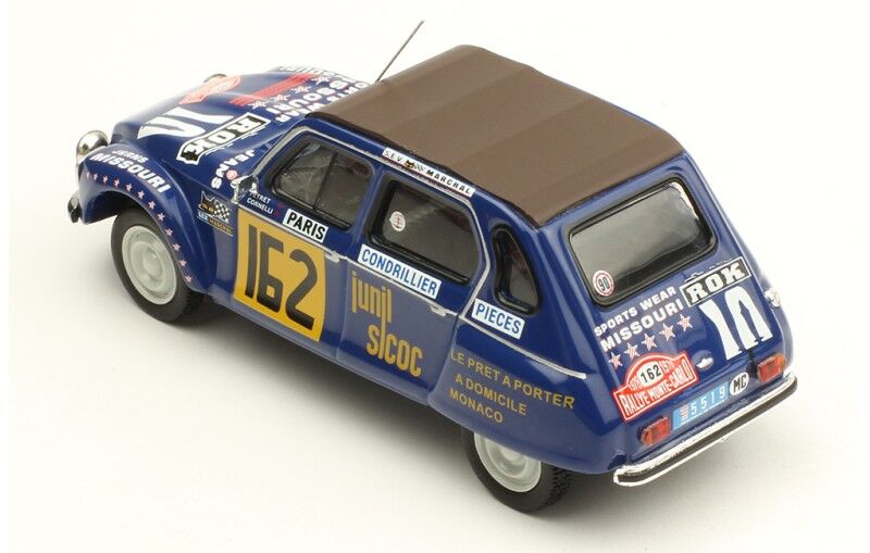 IXO Models 1/43 Citroen Dyane #162 Peyret-Comelli Rally Monte Carlo 1978