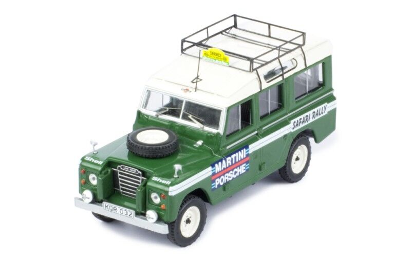 IXO Models 1/43 Land Rover Series II 109 Safari Rally Assistance 1978 (With Roof Rack) IXO Models