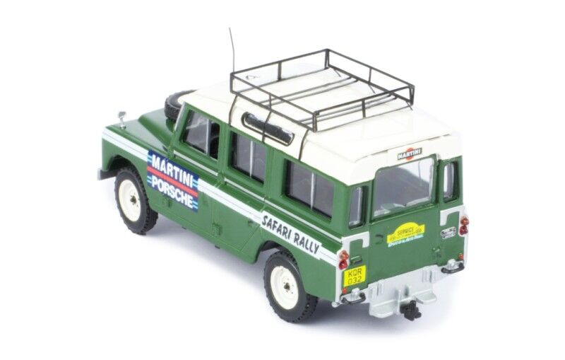 IXO Models 1/43 Land Rover Series II 109 Safari Rally Assistance 1978 (With Roof Rack) IXO Models