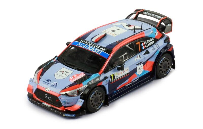 IXO Models 1/43 Hyundai i20 Coupe WRC #7 P-L. Loubet - V.Landais Rally Sardegna 2020