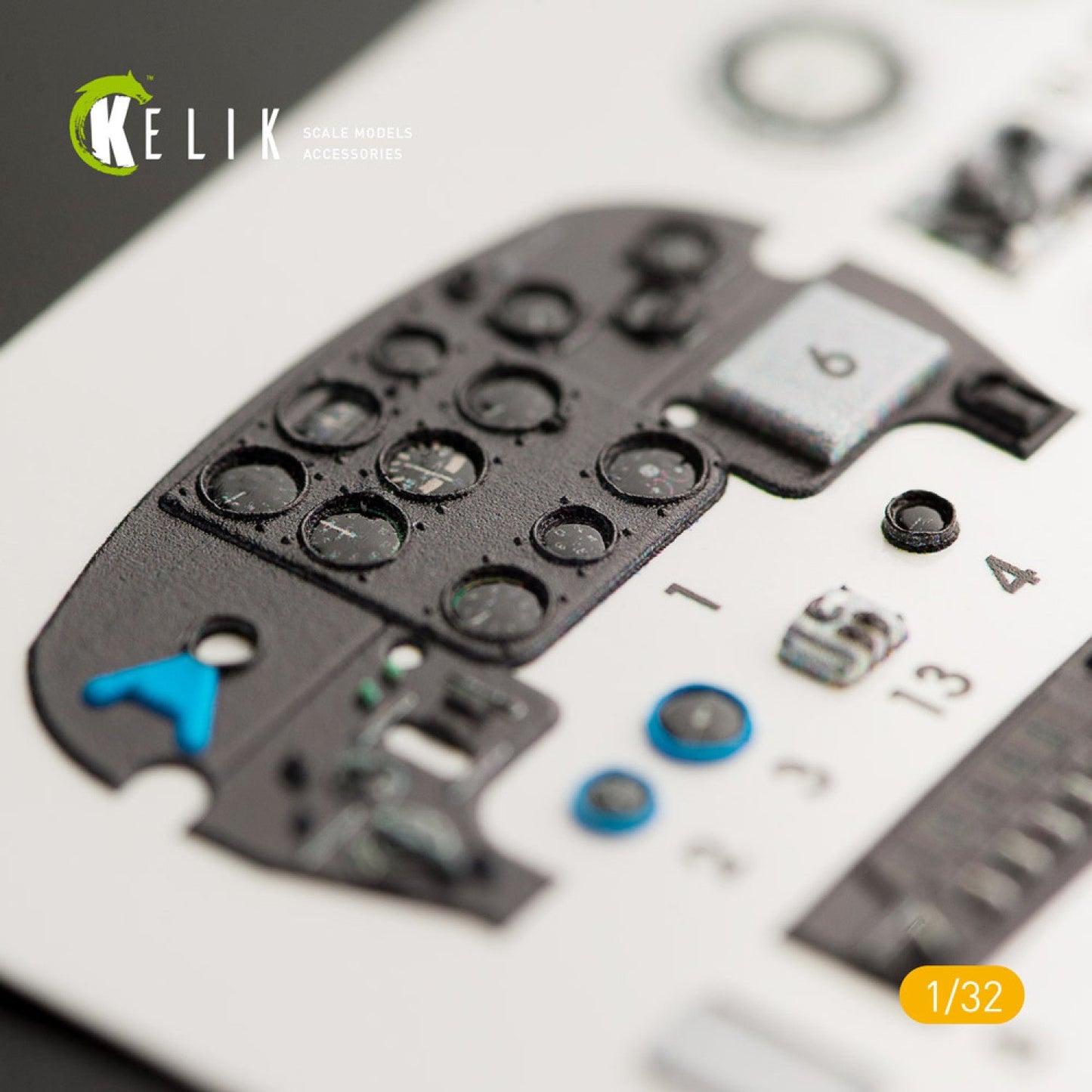 Kelik 1:32 Yak-9T interior 3D decals for ICM kit Reskit