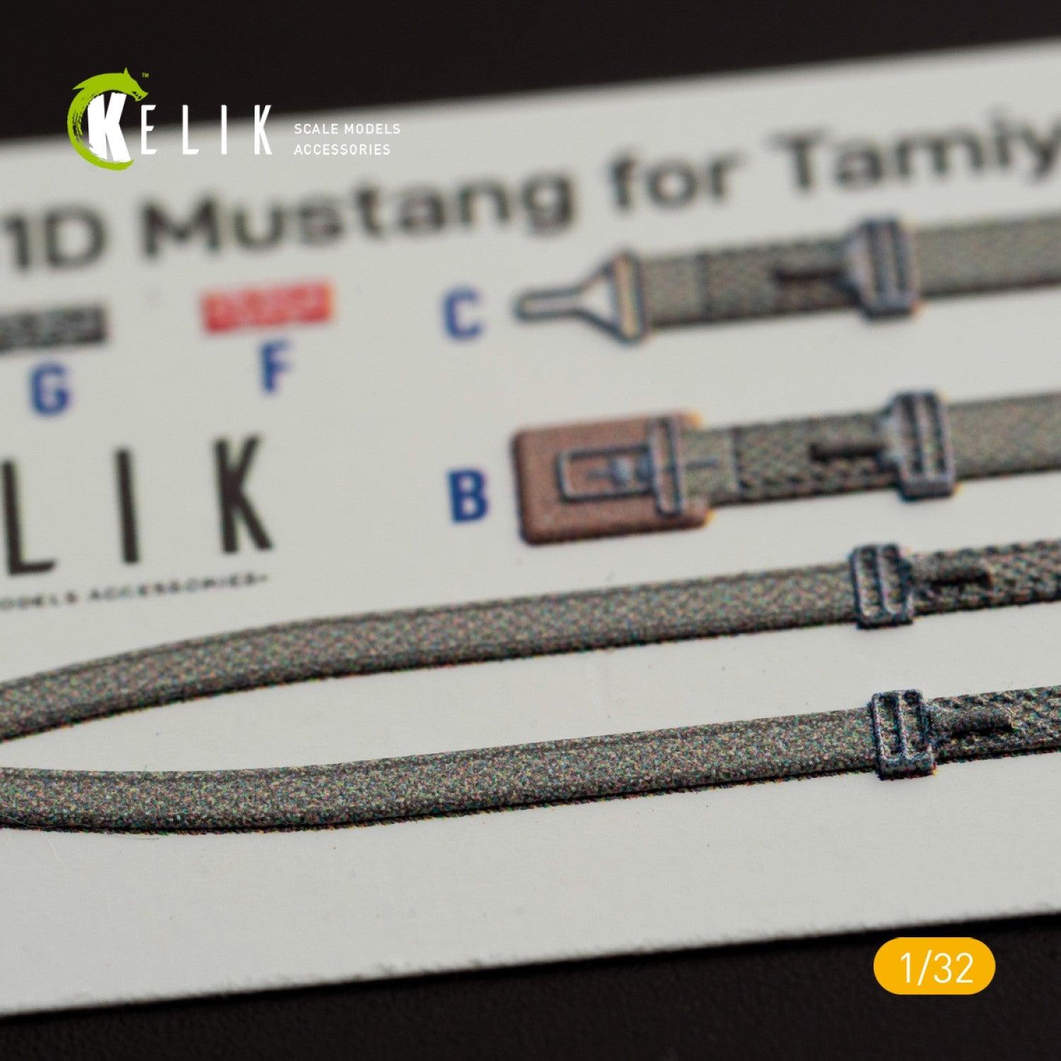 Kelik 1:32 P-51D Mustang - Interior 3D Decal for Tamiya kit Reskit