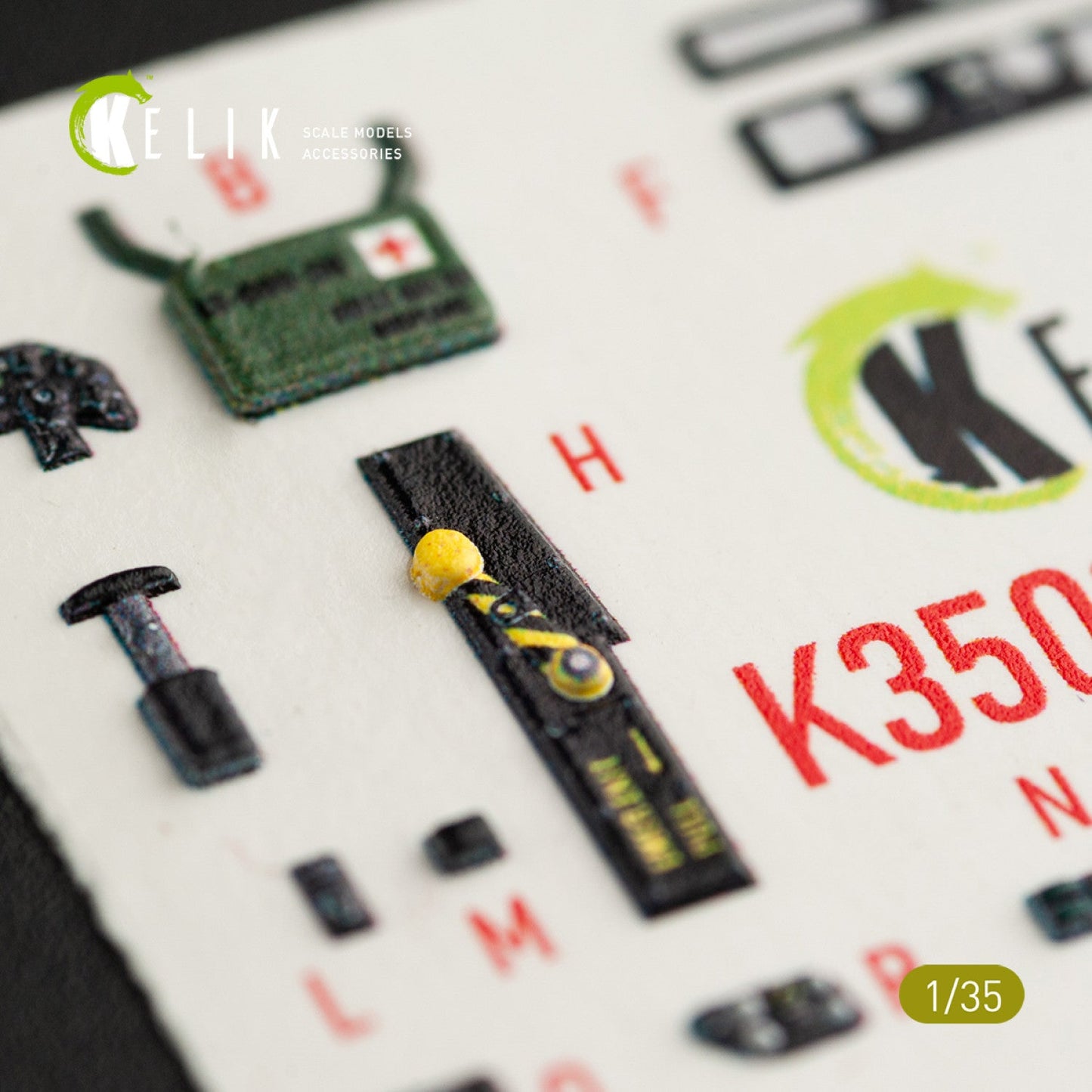 Kelik 1:35 MH-60S Knight Hawk interior 3D decals for Kitty Hawk / Zimimodel Reskit