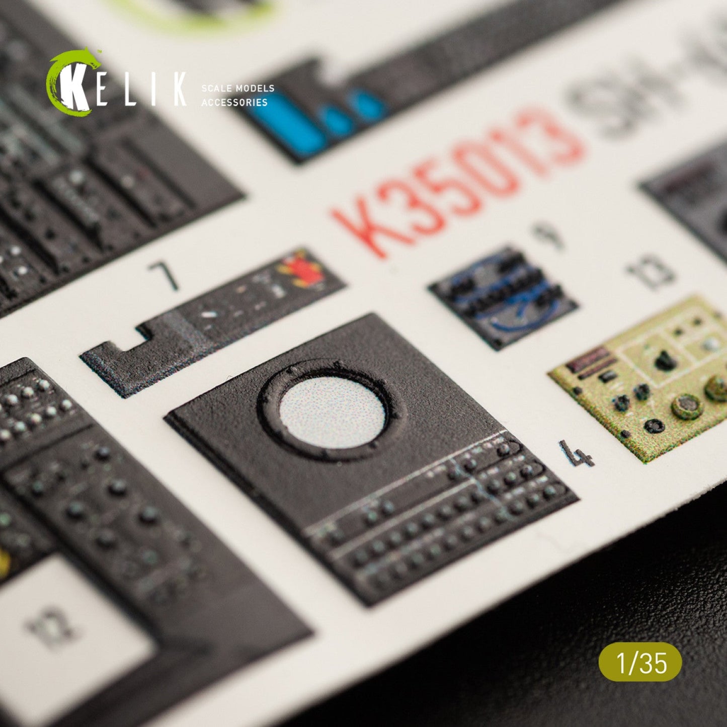 Kelik 1:35 SH-60B interior 3D decals for Kitty Hawk / Zimimodel Reskit
