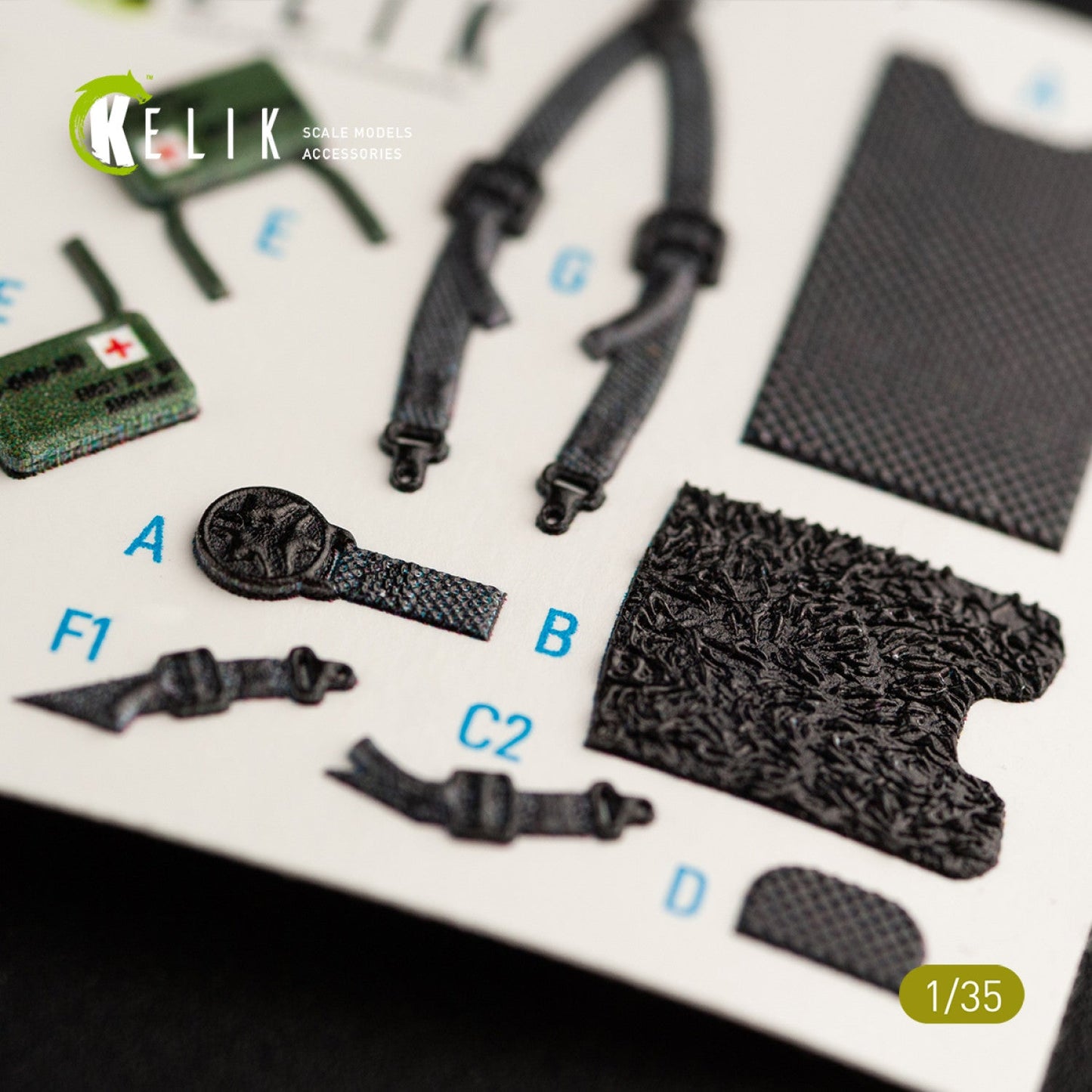 Kelik 1:35 HH-60H Rescue Hawk interior 3D decals for Kitty Hawk / Zimimodel Reskit