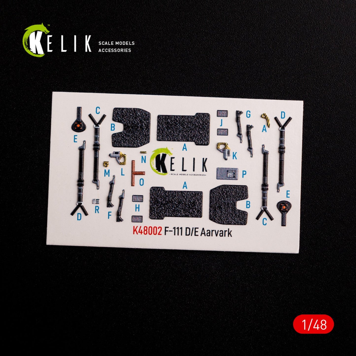 Kelik 1:48 F-111 A/E Aardvark interior 3D decals for HobbyBoss kit Reskit